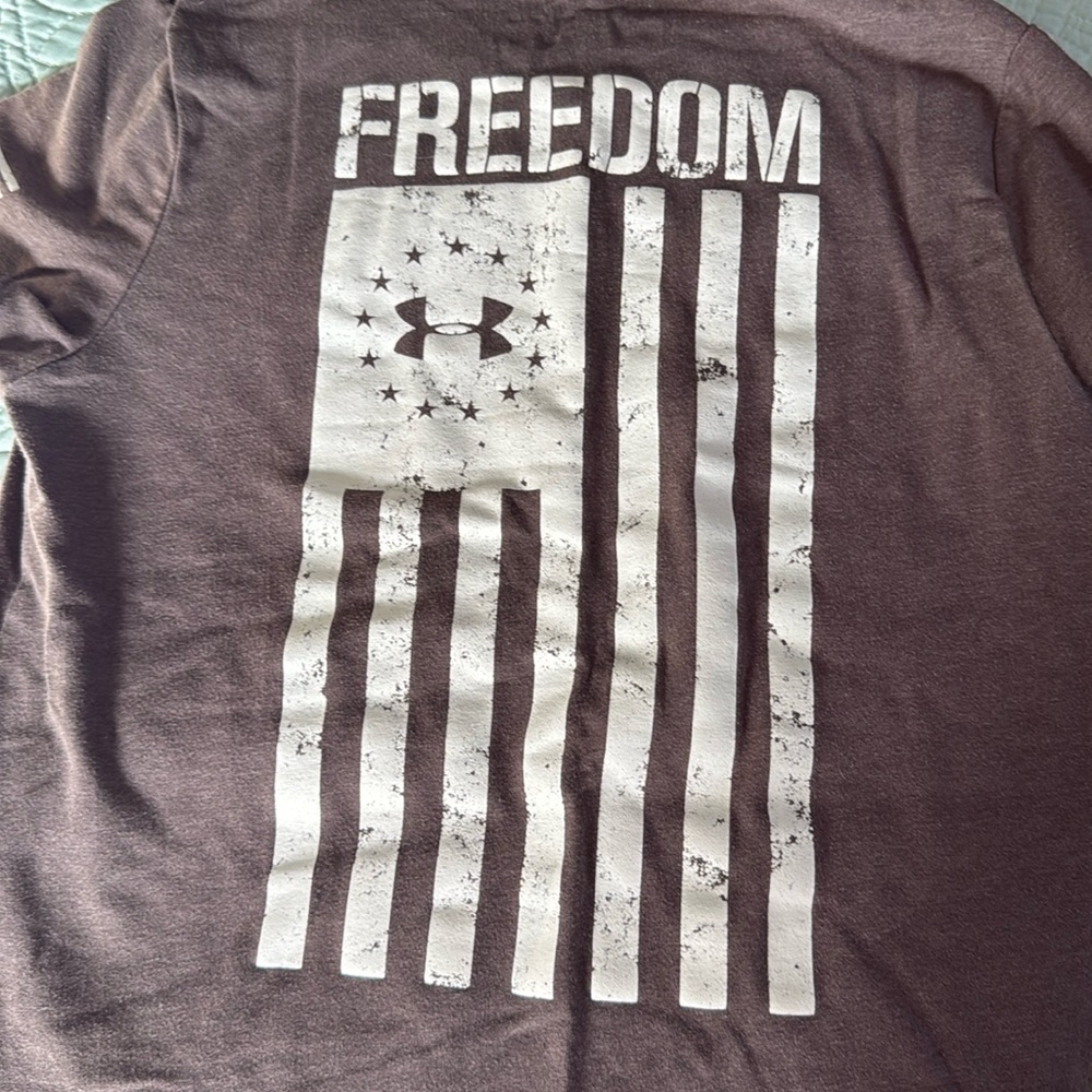 Youth Under Armour Freedom Flag shirt
